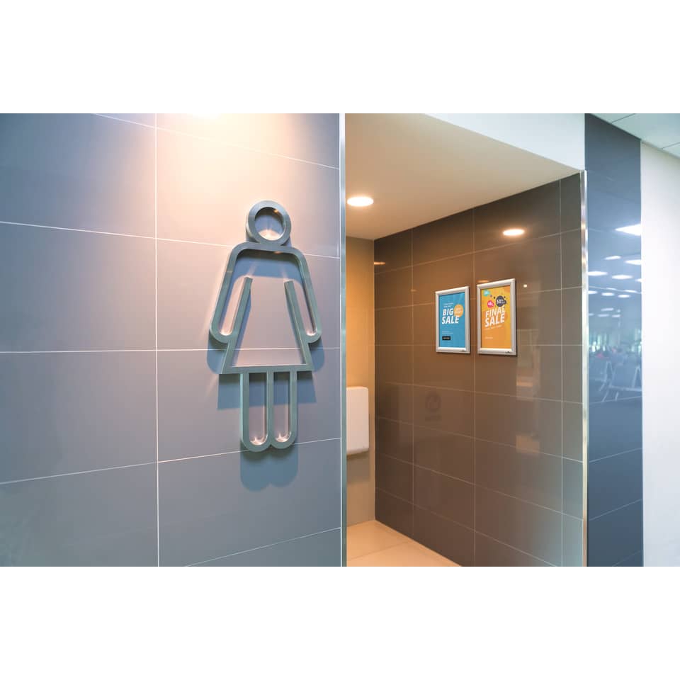 Klapprahmen, A4, Aluminium, silber DURABLE 4796 23