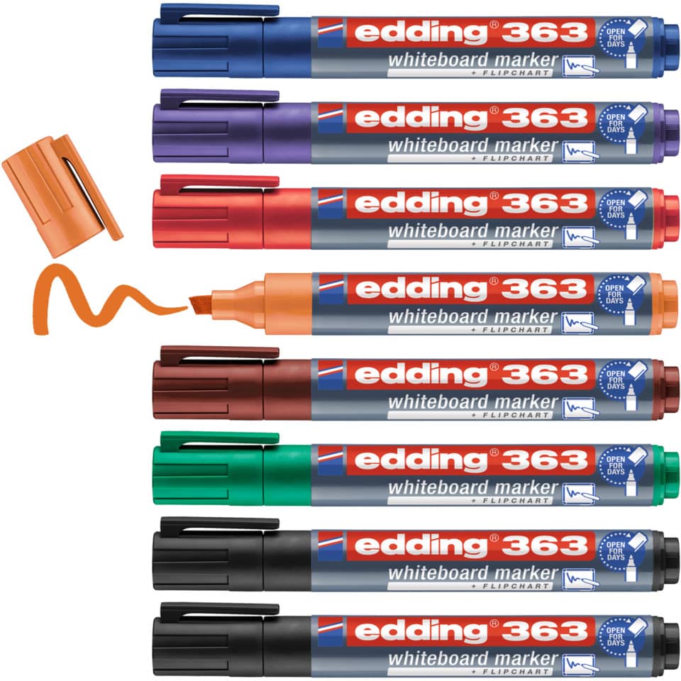 Boardmarkeretui 363, 1-5mm, 8 Stück, sortiert EDDING 363-8-S2999