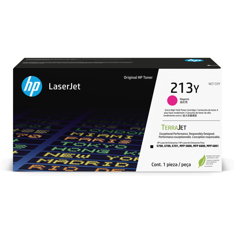 Lasertoner Nr. 213Y, 12.000 Seiten, magenta HP W2133Y