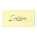 Gutscheinkuvert creme mit Schrift DIN lang  41-1539 41-1539   Schrift