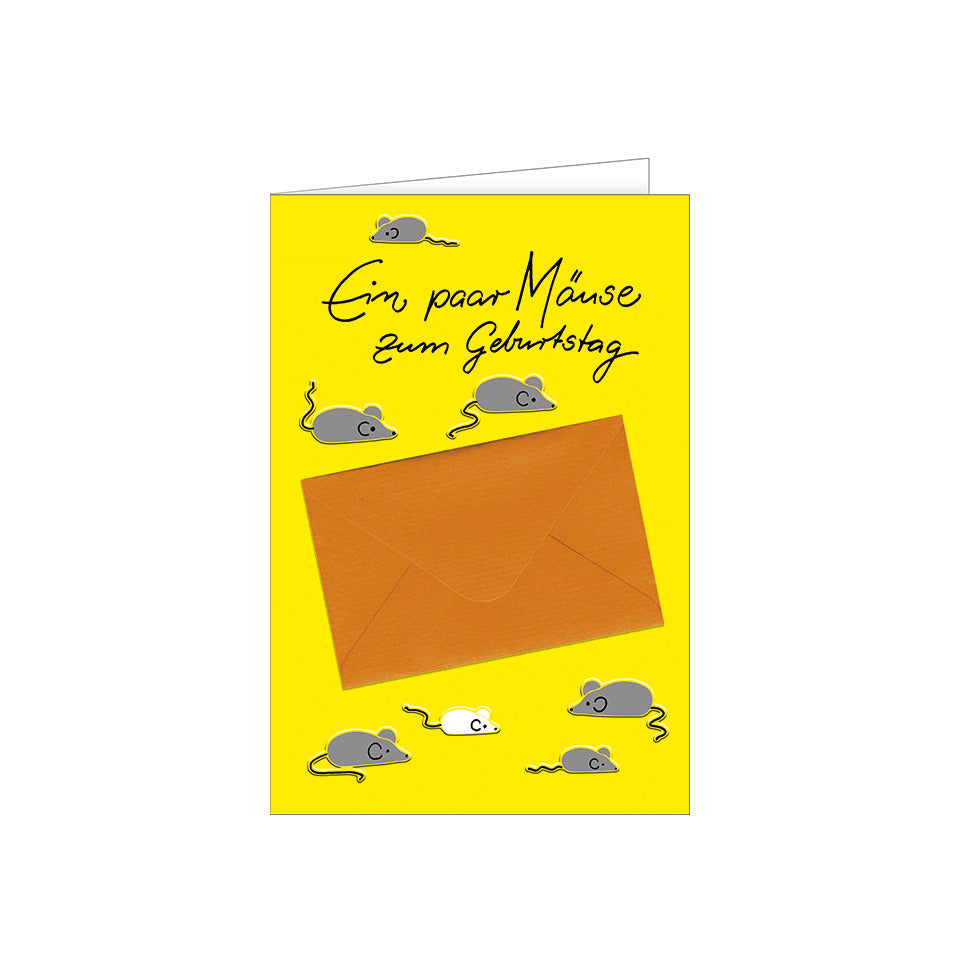 Geburtstagskarte Ein paar Mäuse, 11,5 x 17 cm  51-12721 51-12721   Bild