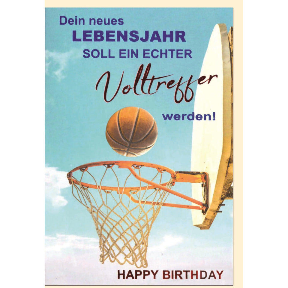 Geburtstagskarte Basketball  51-LB218 51-LB218   Bild