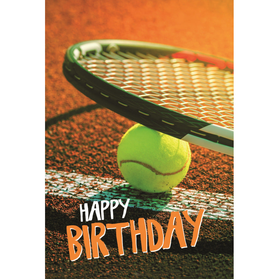 Geburtstagskarte Tennis, 11,5 x 17 cm SKORPION 51-10368 SKORPION 51-10368   Bild