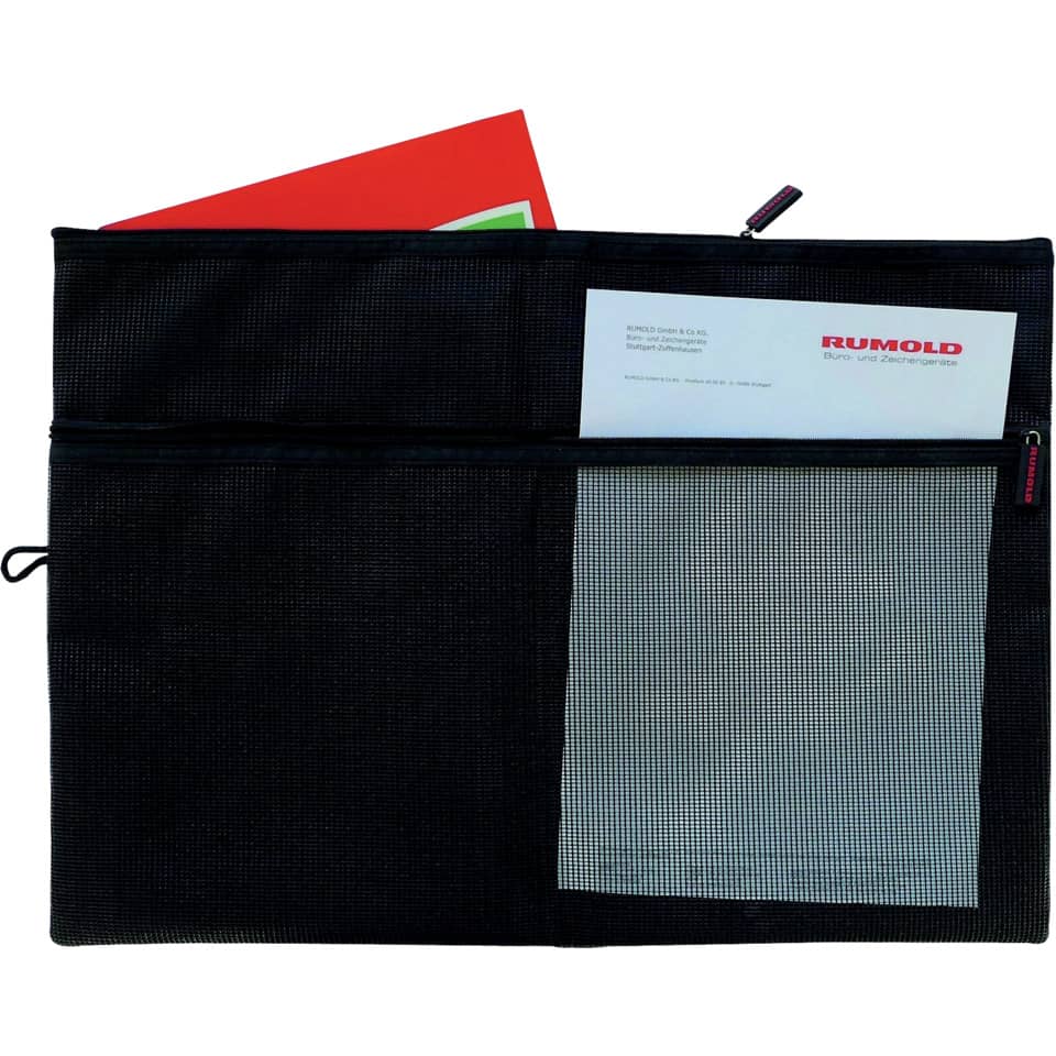 Kleinkrambeutel Mesh Bag A4 schwarz RUMOLD 378634