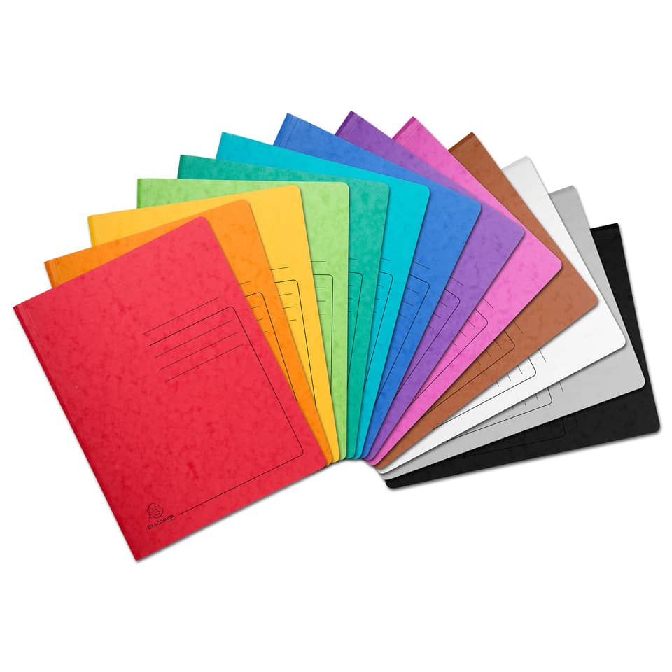 Spiralhefter aus Colorspan, A4, 355g/m², violett EXACOMPTA 240228E EXACOMPTA 240228E Colorspan
