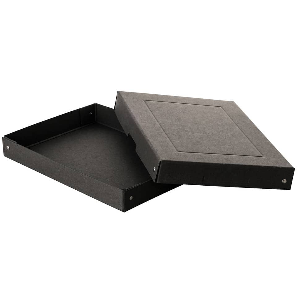 Aufbewahrungsbox PURE Box Black, A4, 40mm, schwarz FALKEN 22001696 FALKEN 22001696 PURE Black Box