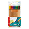 Fineliner point 88® Etui, 0,4 mm, Etui mit 10 Stiften STABILO 8810 STABILO 88/10