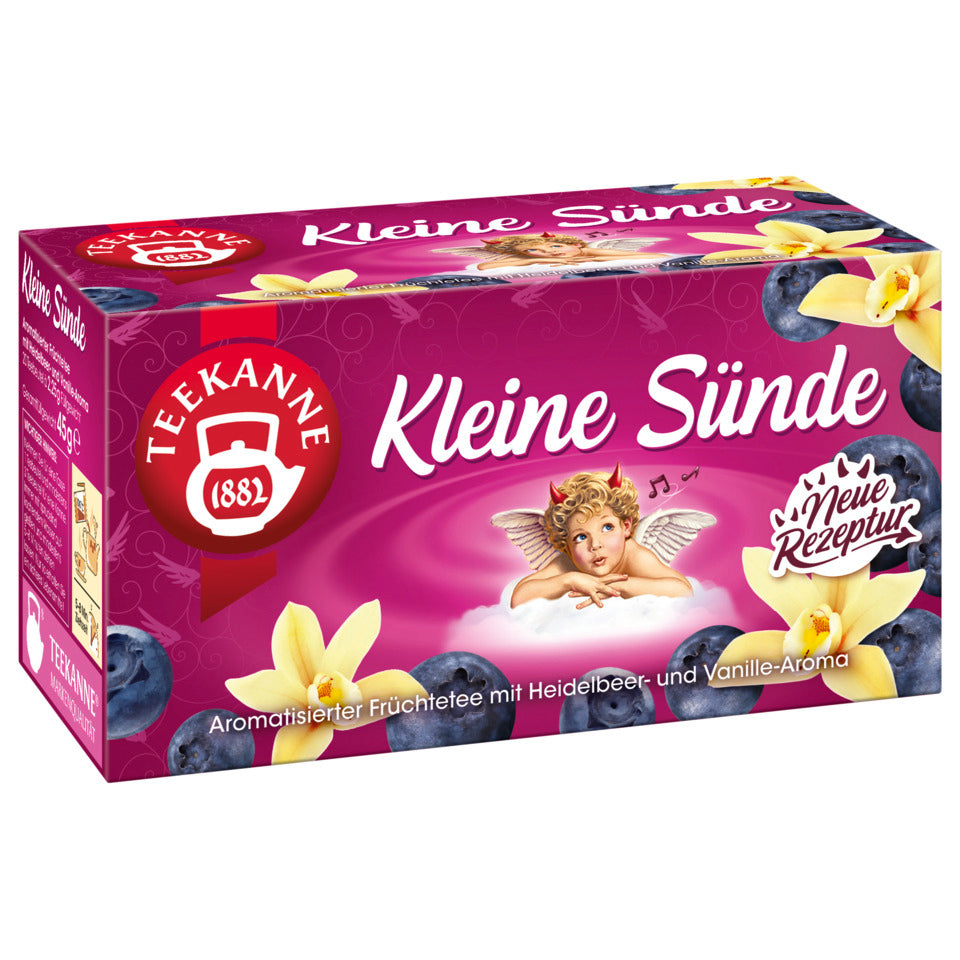 Früchtetee Kleine Sünde, 20 Beutel x 2,25 g TEEKANNE 4009300019381