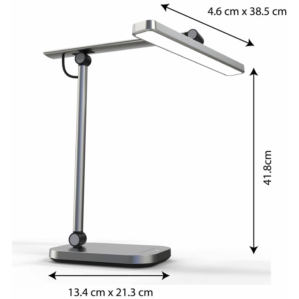 Schreibtischleuchte Pureline LED, metallgrau UNILUX 400172851 UNILUX 400172851 Pureline
