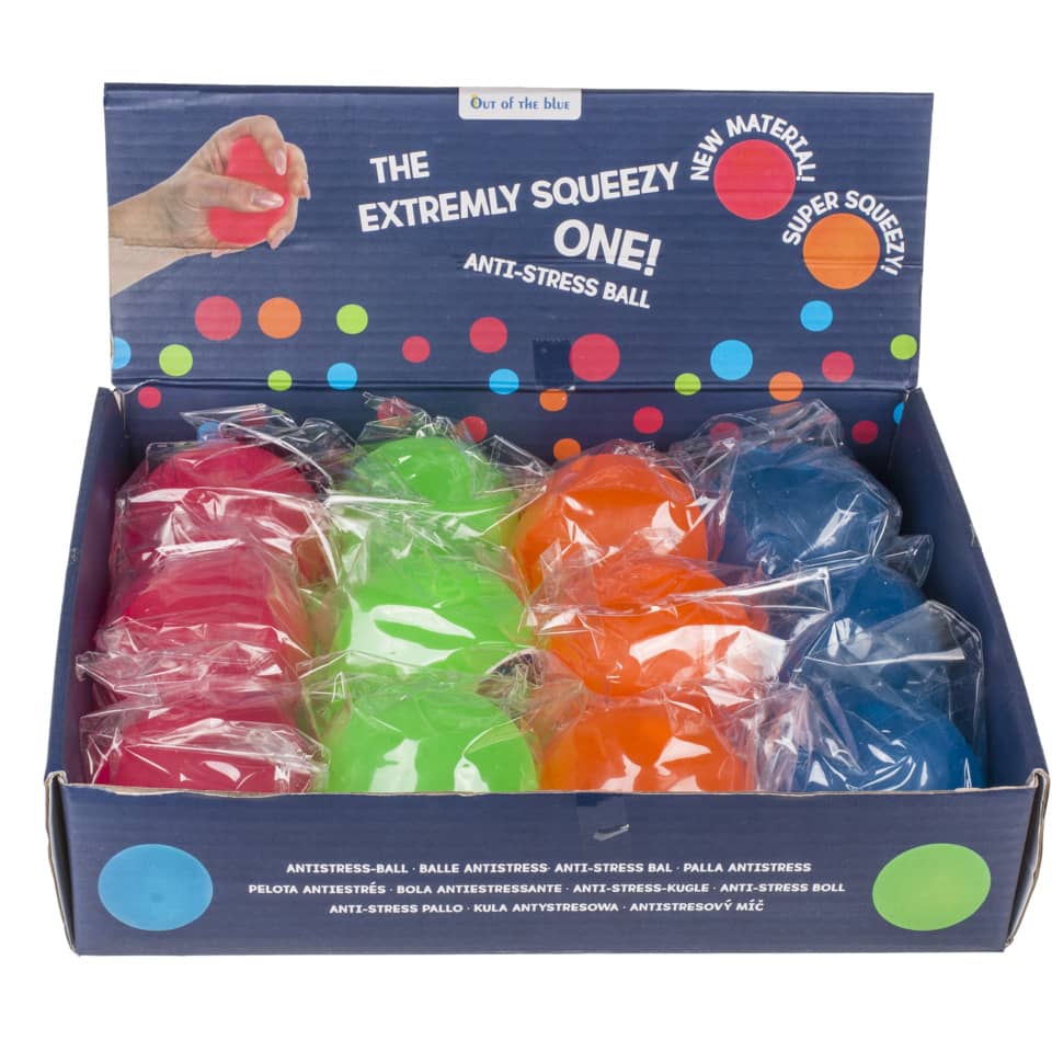 Ultra-Soft Antistress-Ball Neon, 4-fach, sortiert OUT OF THE BLUE 12/0855 OOTB 12/0855 4-fach