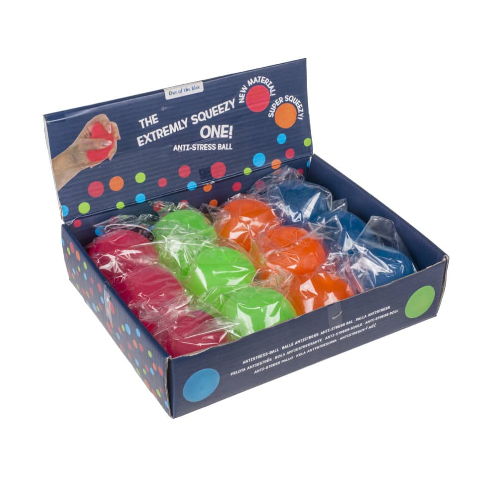 Ultra-Soft Antistress-Ball Neon, 4-fach, sortiert OUT OF THE BLUE 12/0855 OOTB 12/0855 4-fach