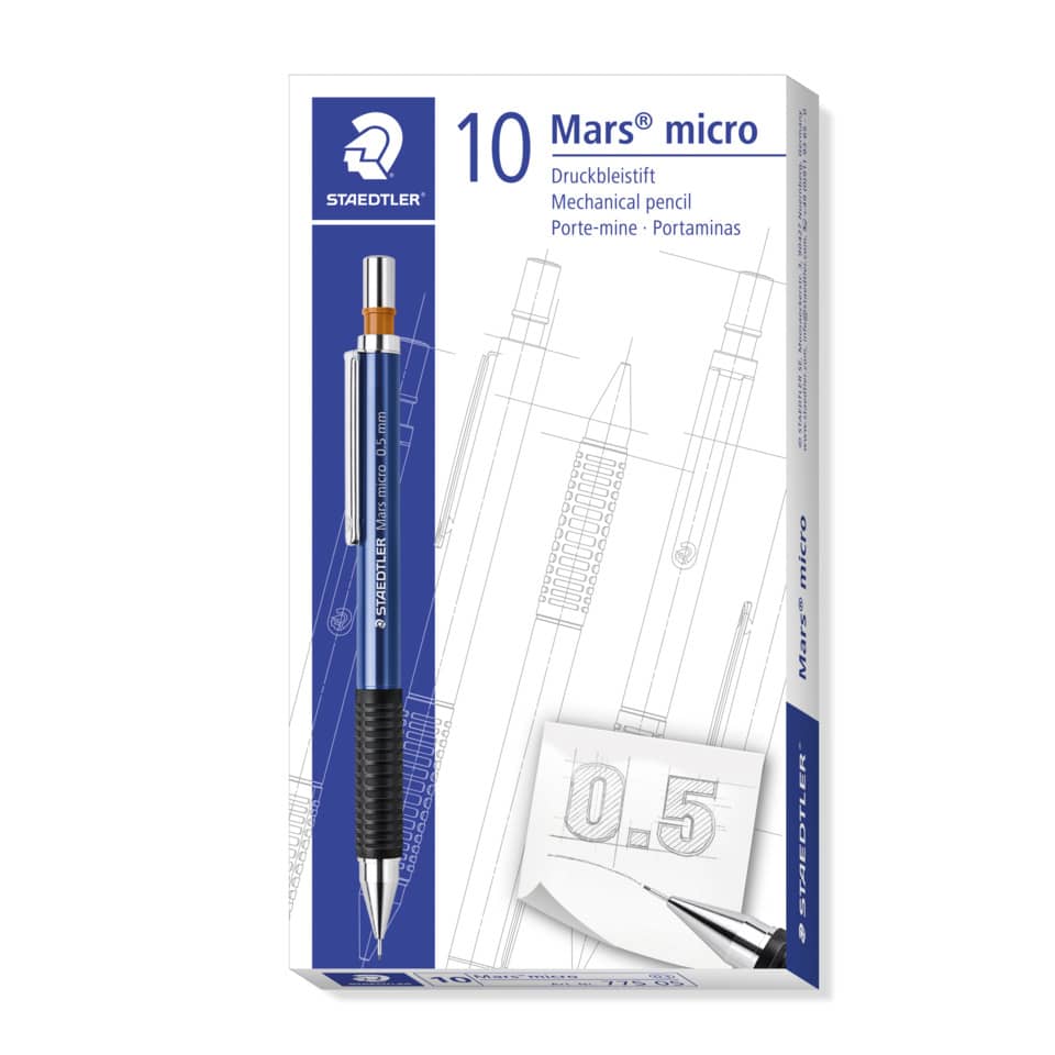 Druckbleistift Mars® micro, 0,5mm, blau STAEDTLER 775 05 STAEDTLER 775 05 blau