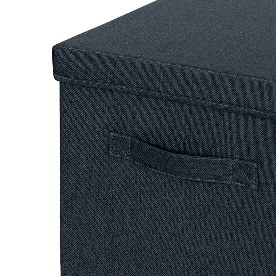 Aufbewahrungsbox Stoff, 33 x 38 cm, 2 Stück, samtgrau LEITZ 6145-00-89 LEITZ 6145-00-89 Fabric 10kg 330x325x380