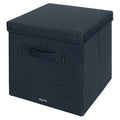 Aufbewahrungsbox Stoff, 33 x 38 cm, 2 Stück, samtgrau LEITZ 6145-00-89 LEITZ 6145-00-89 Fabric 10kg 330x325x380