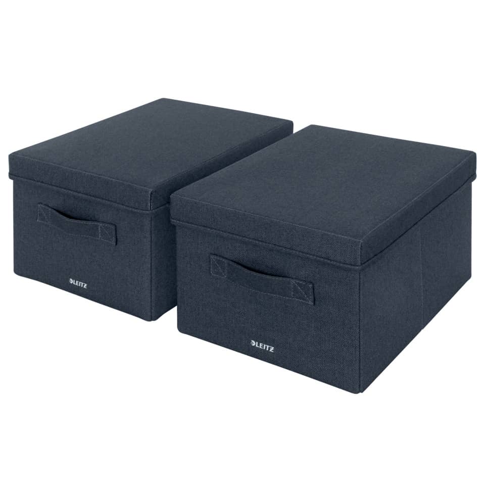 Aufbewahrungsbox Stoff 28,5 x 38 cm samtgrau LEITZ 6144-00-89 LEITZ 6144-00-89 Fabric 8 kg 285x203x380