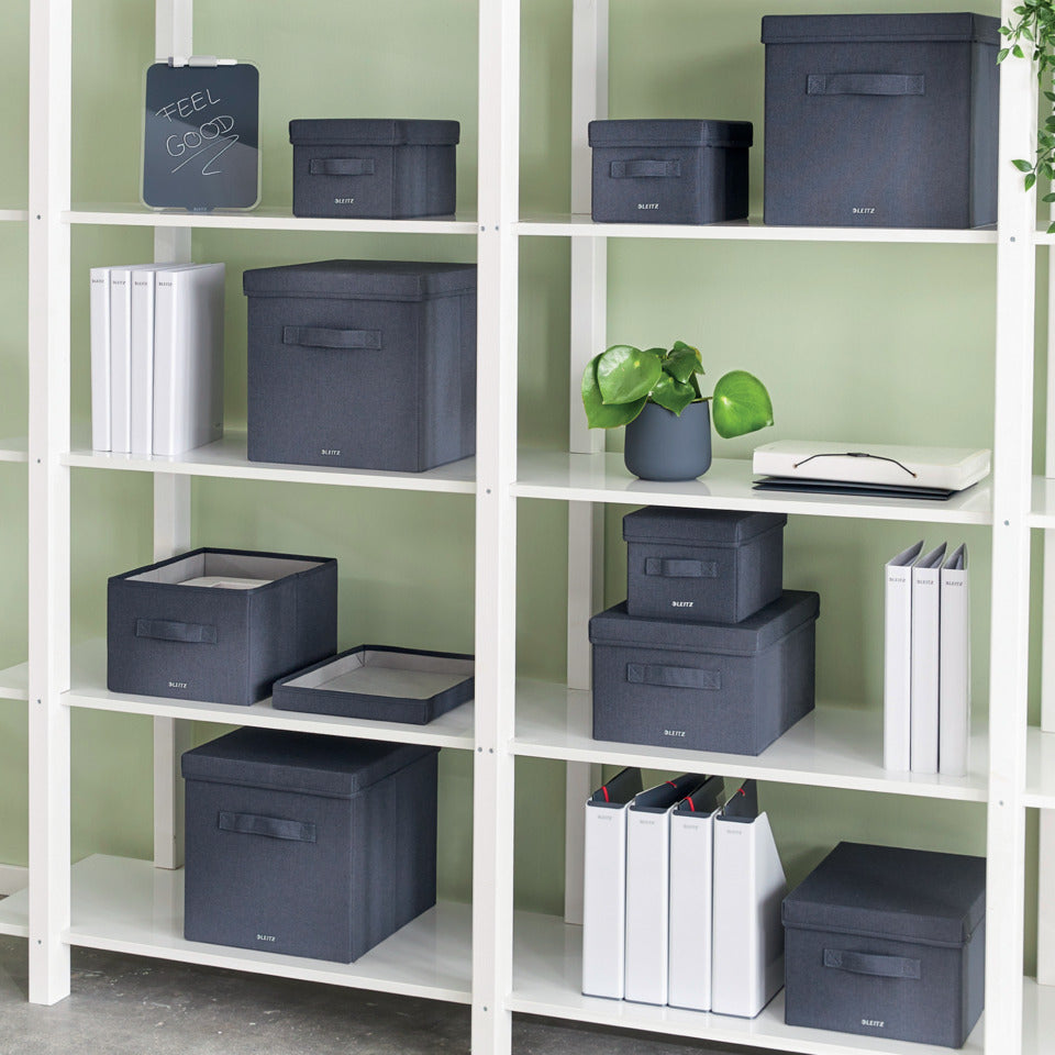 Aufbewahrungsbox Stoff 19 x 28,5 cm samtgrau LEITZ 6146-00-89 LEITZ 6146-00-89 Fabroc 5 kg 190x160x285