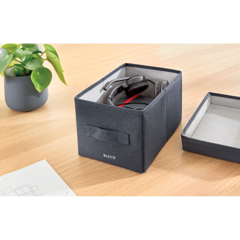Aufbewahrungsbox Stoff 19 x 28,5 cm samtgrau LEITZ 6146-00-89 LEITZ 6146-00-89 Fabroc 5 kg 190x160x285