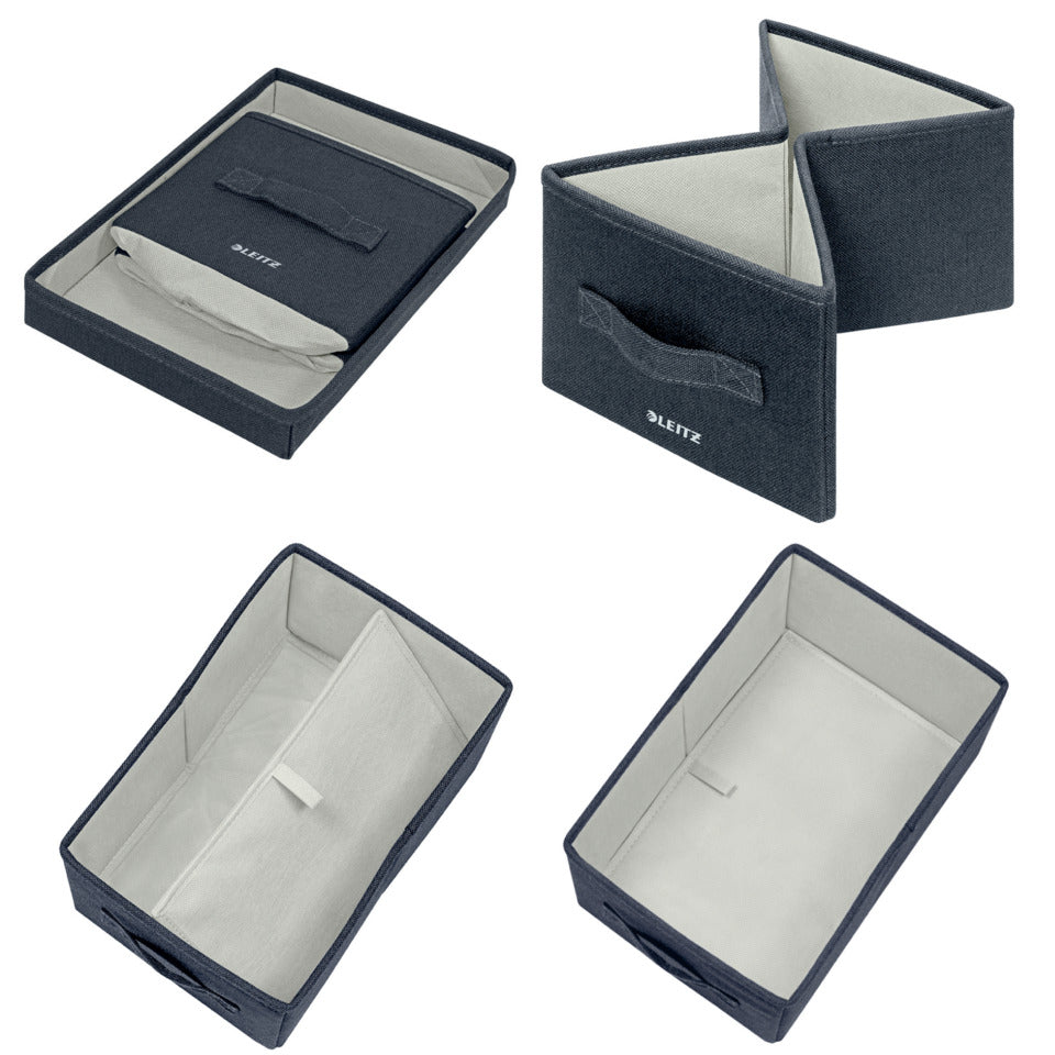Aufbewahrungsbox Stoff 19 x 28,5 cm samtgrau LEITZ 6146-00-89 LEITZ 6146-00-89 Fabroc 5 kg 190x160x285