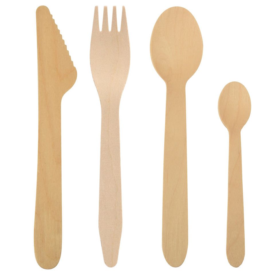 Holzlöffel Pure, 15,7cm, 100 Stück, braun PAPSTAR 84840