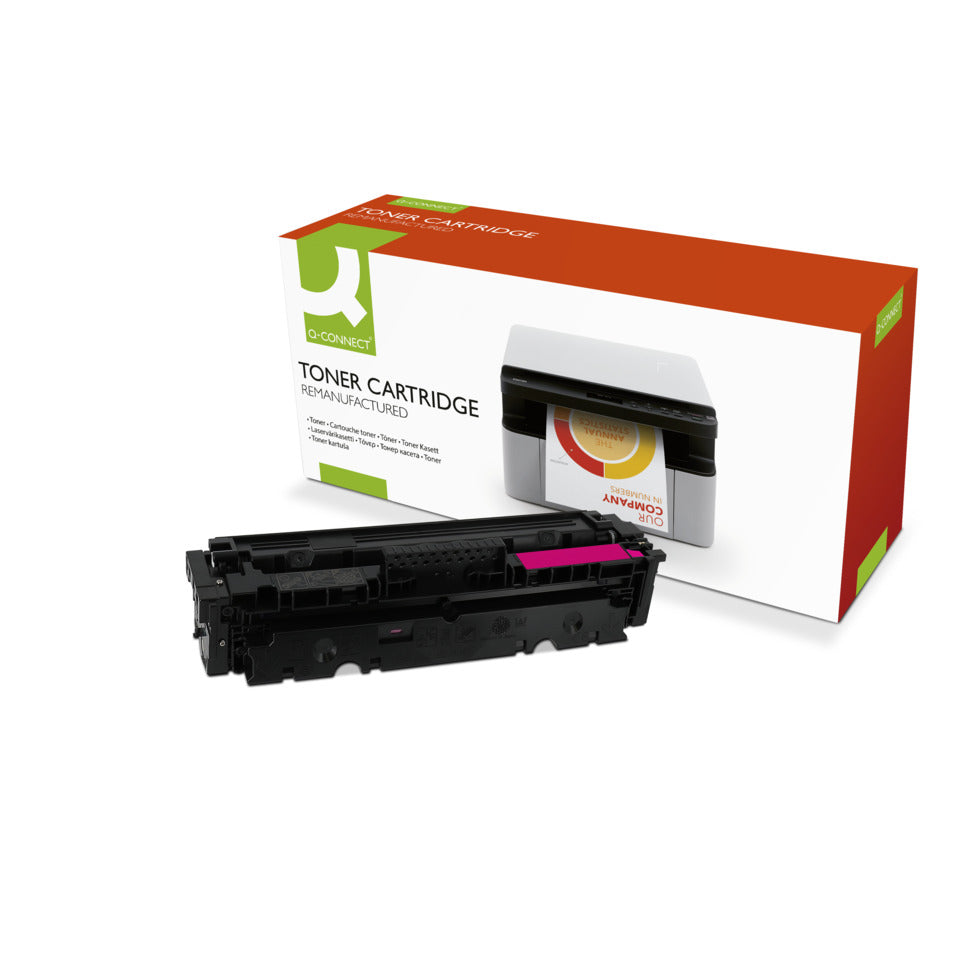 Lasertoner ersetzt HP W2033A, 2.100 Seiten, magenta Q-CONNECT K18643QC Q-CONNECT K18643QC KF11523