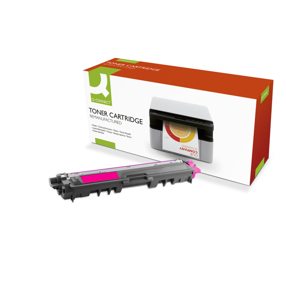 Lasertoner ersetzt Brother TN-243M, 1.000 Seiten, magenta Q-CONNECT K18599QC Q-CONNECT K18599QC KF17142