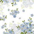 Motivserviette Frühjahr Blüten, 33 x 33 cm, 3-lagig PAPER+DESIGN 204877 PAPER+DESIGN 204877  3lag blau