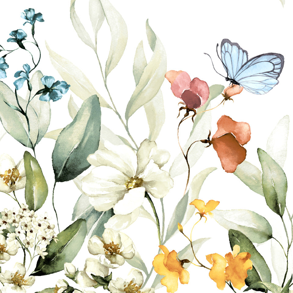 Cocktailservietten Frühjahr Blumen - 25 x 25 cm, 20 Stück PAPER+DESIGN 205036 PAPER+DESIGN 205036  3lag