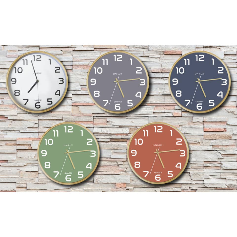 Wanduhr BALTIC buche-grün Ø 31,5 cm UNILUX 400165098 UNILUX 400165098 Baltic
