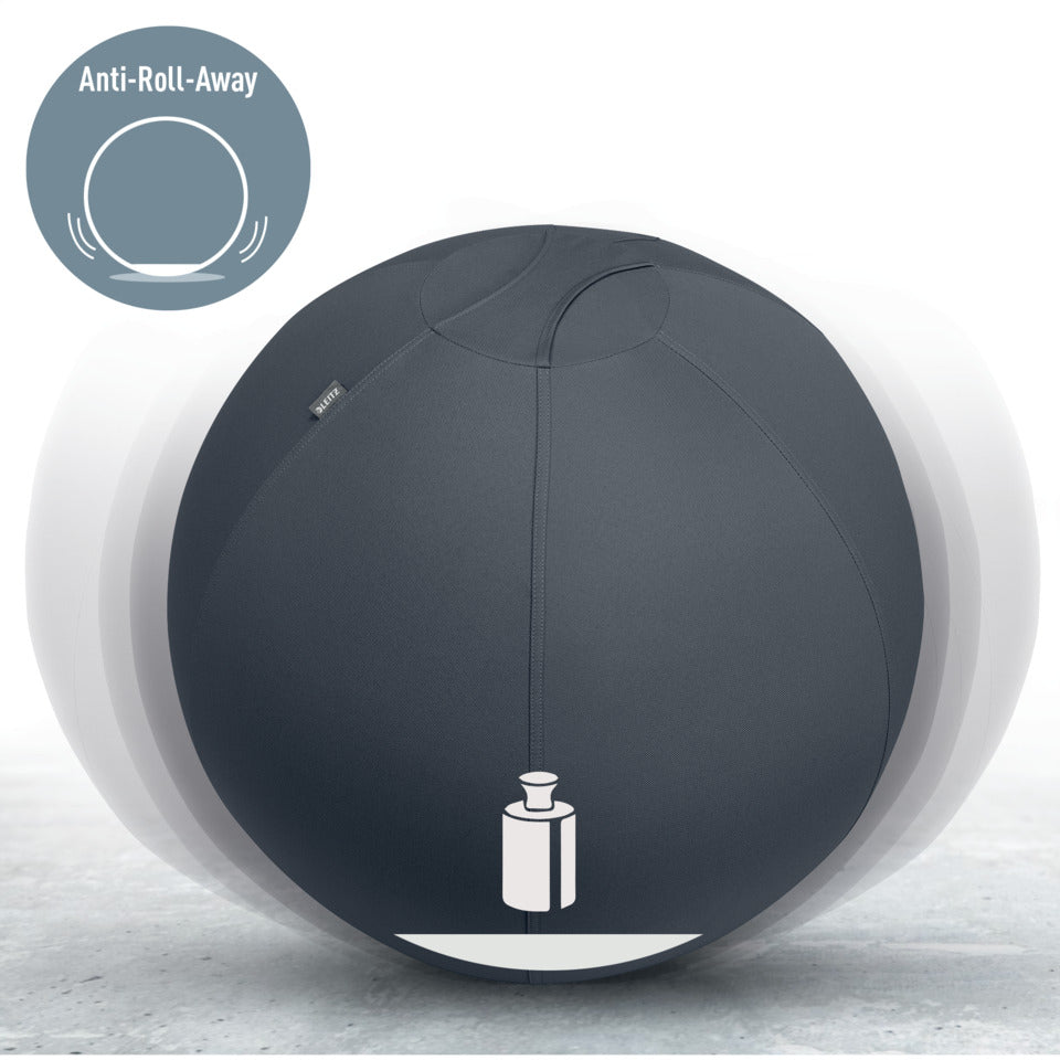 Sitzball Active, Ø55cm, samtgrau LEITZ 6541-00-89 LEITZ 6541-00-89 Ergo