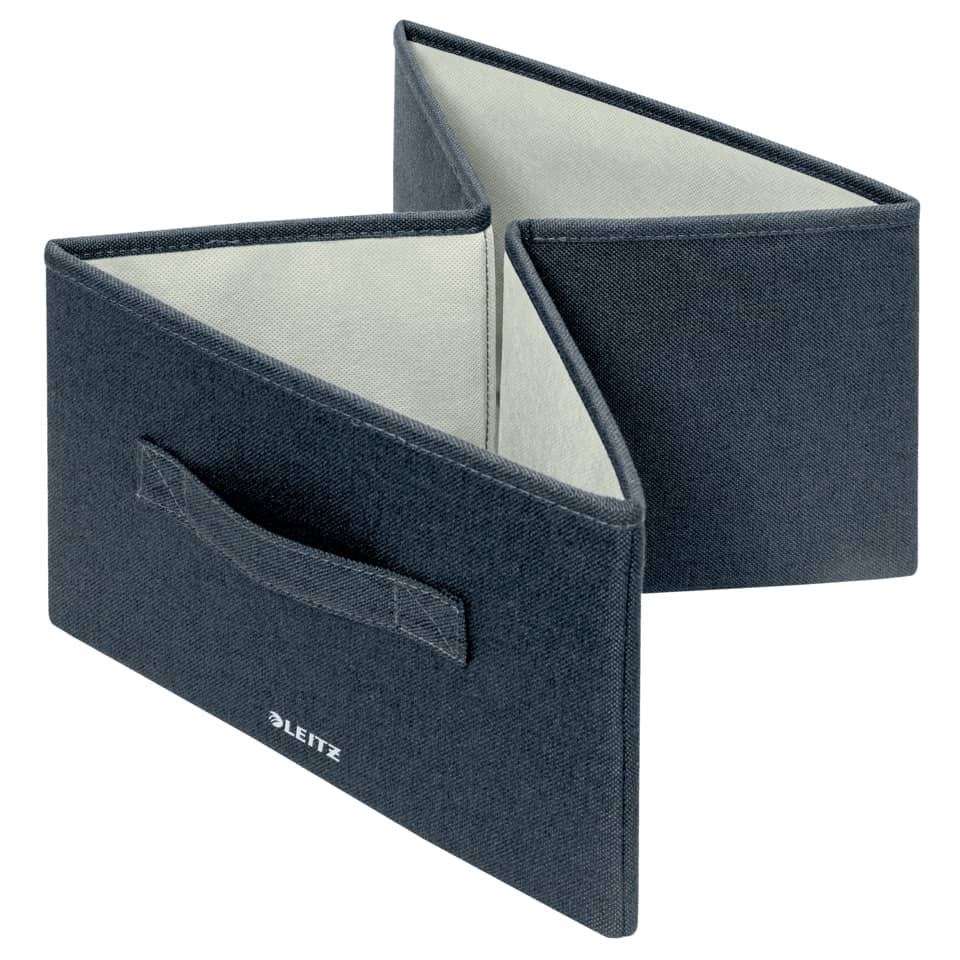 Aufbewahrungsbox Stoff 28,5 x 38 cm samtgrau LEITZ 6144-00-89 LEITZ 6144-00-89 Fabric 8 kg 285x203x380