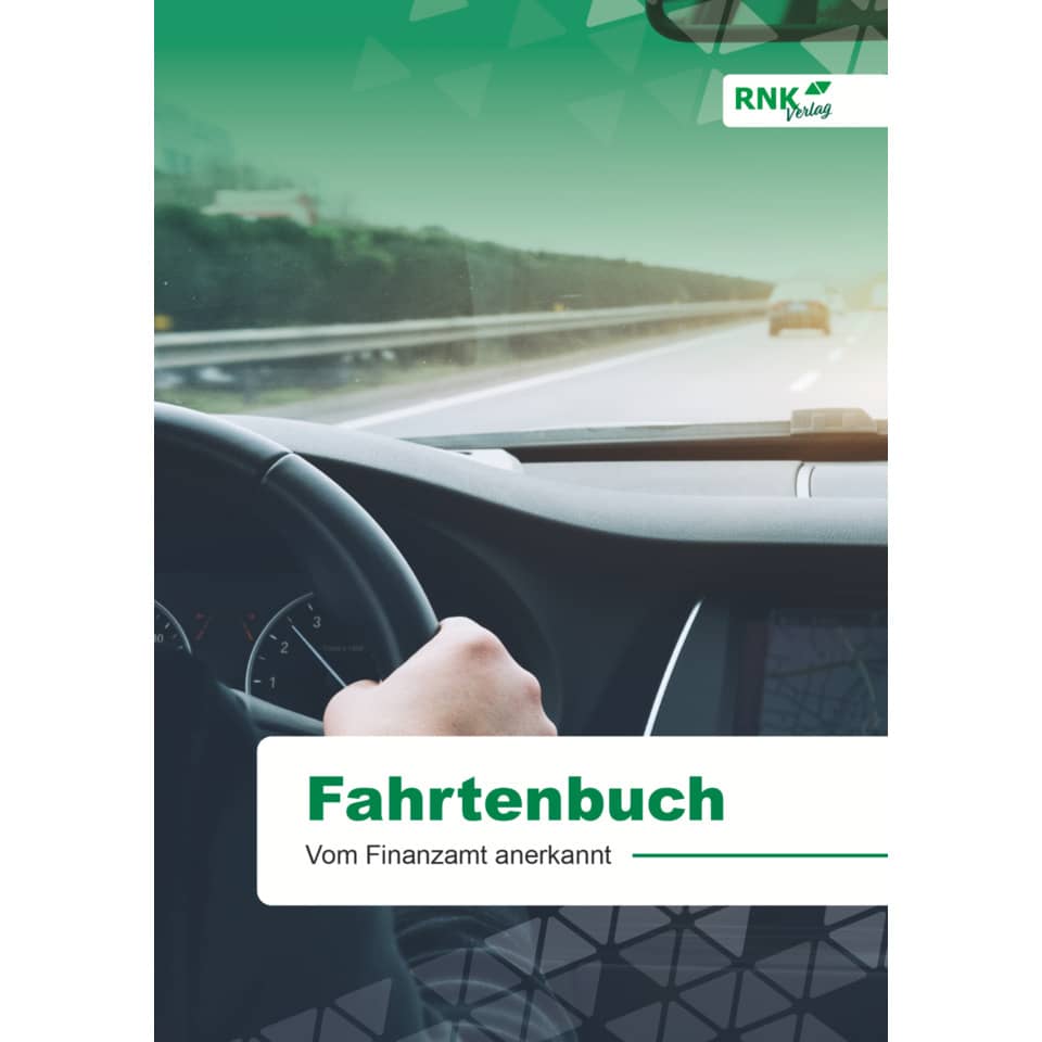 Fahrtenbuch PKW - steuerlicher Kilometernachweis, A5, 32 Blatt RNK 3120