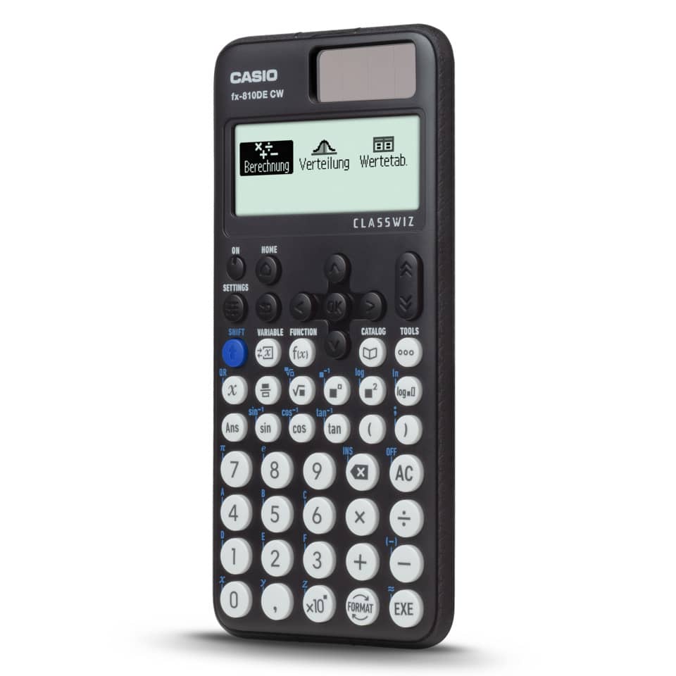 Schulrechner ClassWiz, schwarz CASIO FX-810DECW-W-ET