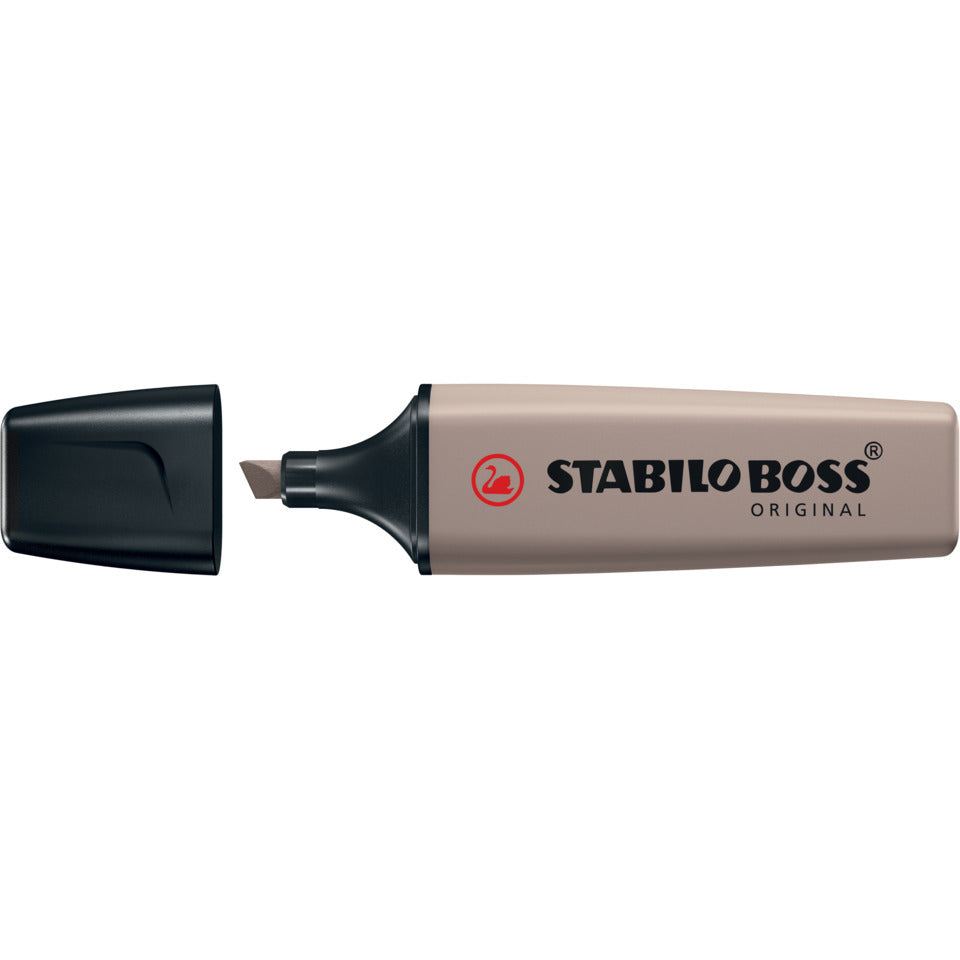 Textmarker BOSS® ORIGINAL NatureCOLORS, 2+5mm, warmgrau STABILO 70/193 STABILO BOSS 70/193