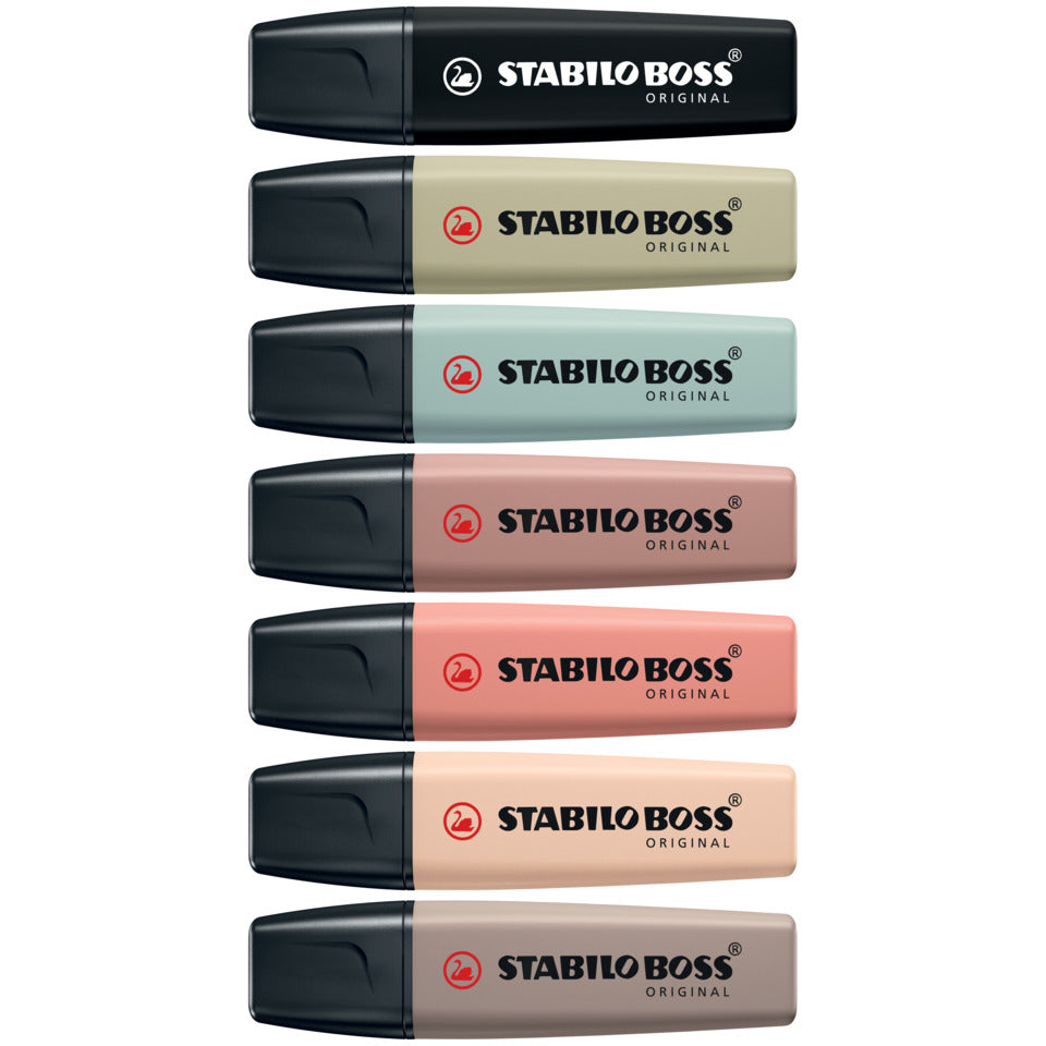 Textmarker BOSS® ORIGINAL NatureCOLORS, 2+5mm, warmgrau STABILO 70/193 STABILO BOSS 70/193