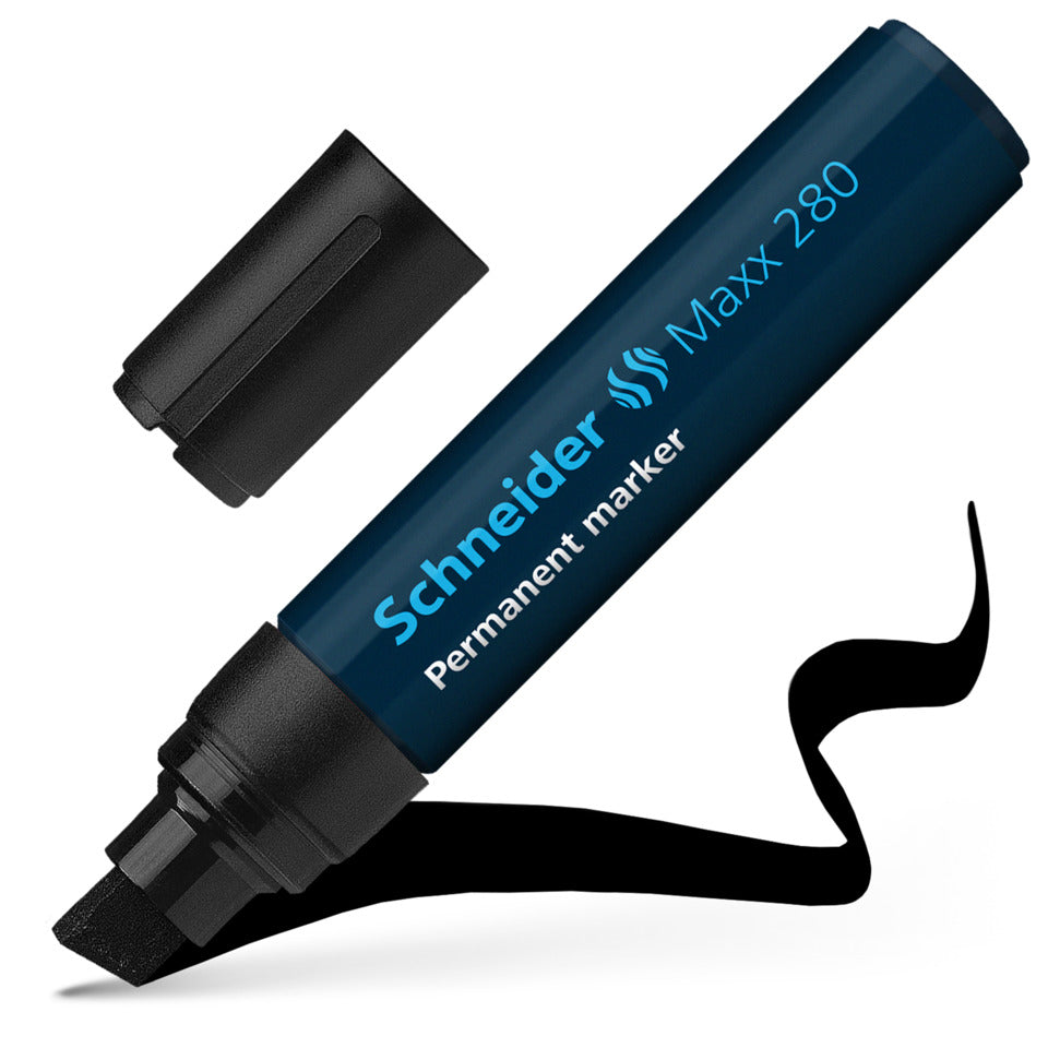 Permanentmarker Maxx 280, nachfüllbar, 4+12 mm, schwarz SCHNEIDER SN128001