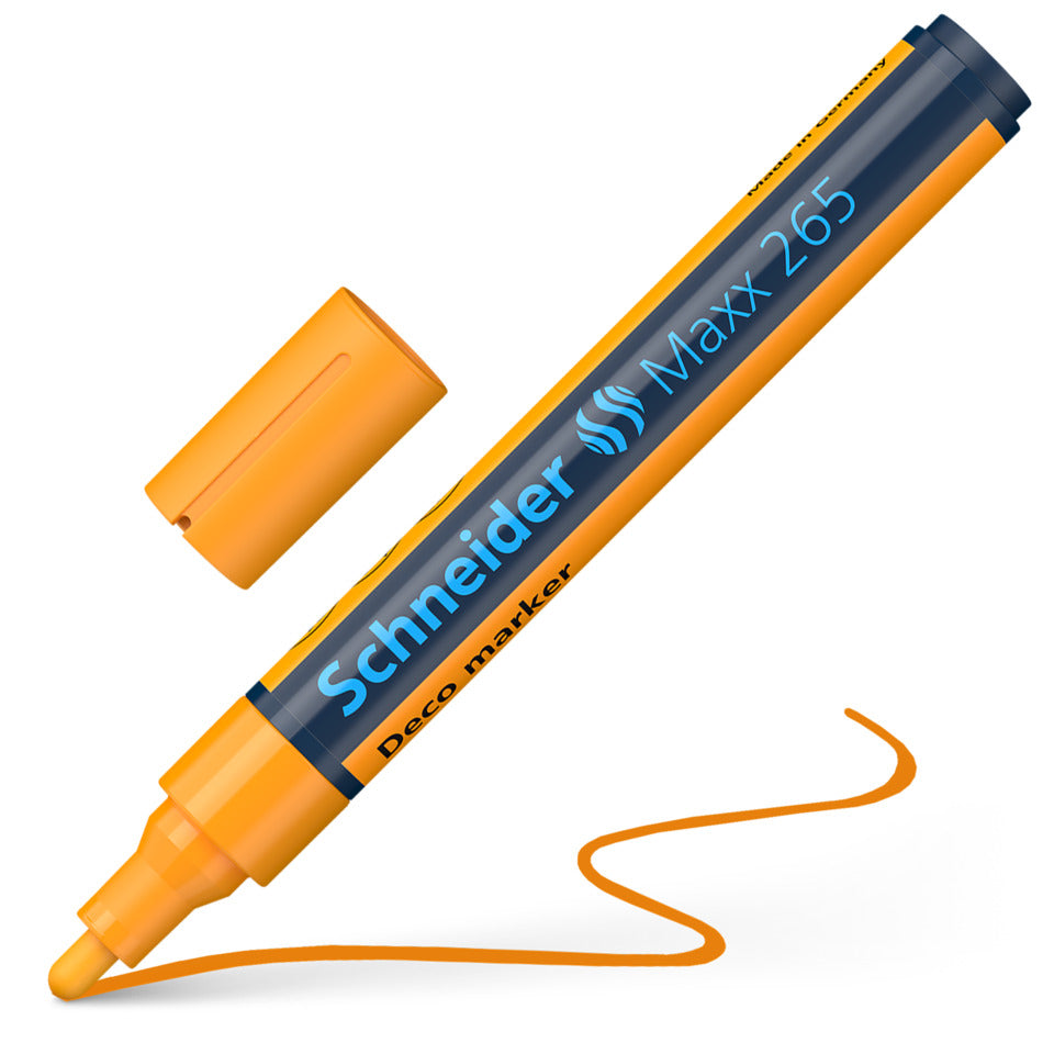 Windowmarker Decomarker Maxx 265, 2-3 mm, orange SCHNEIDER 126506 SCHNEIDER 126506 1-3mm