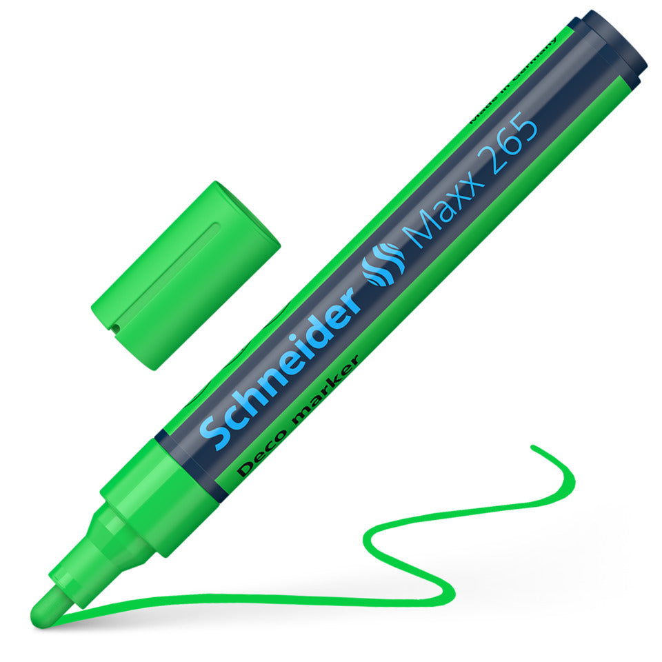 Windowmarker Decomarker Maxx 265, 2-3 mm, hellgrün SCHNEIDER 126511 SCHNEIDER 126511 1-3mm