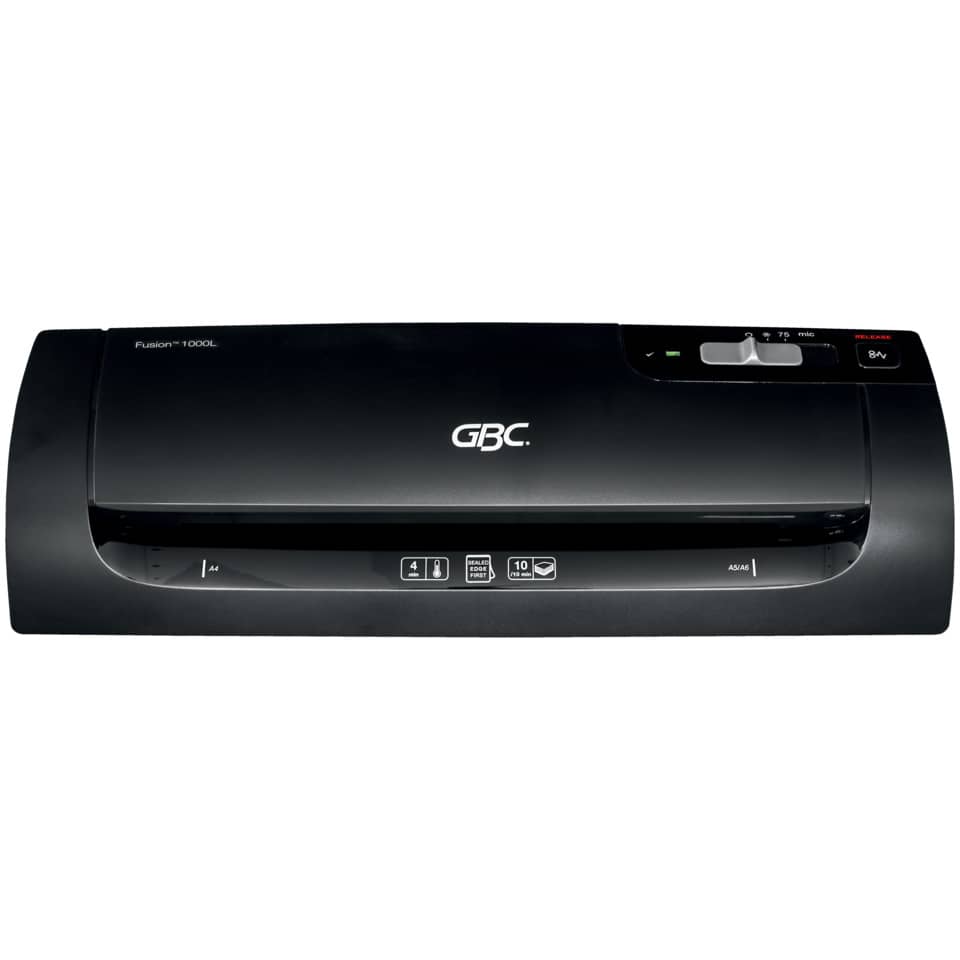 Laminiergerät Fusion 1000L, A4, 75 Micron, schwarz GBC 4400744EU GBC 4400744EU 1000L