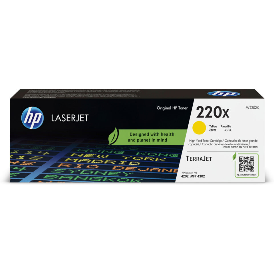 Lasertoner Nr.220X, 5.500 Seiten, yellow HP W2202X