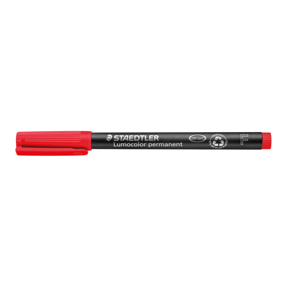 Folienstift Lumocolor® permanent, F (Fine), rot STAEDTLER 318-2 STAEDTLER 318-2 permanent