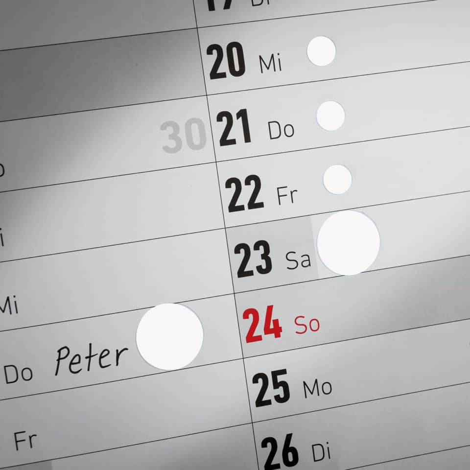 Markierungspunkte, Ø12mm, 270 Stück, weiß AVERY ZWECKFORM 3145 ZWECKFORM 3145 permanent haftend