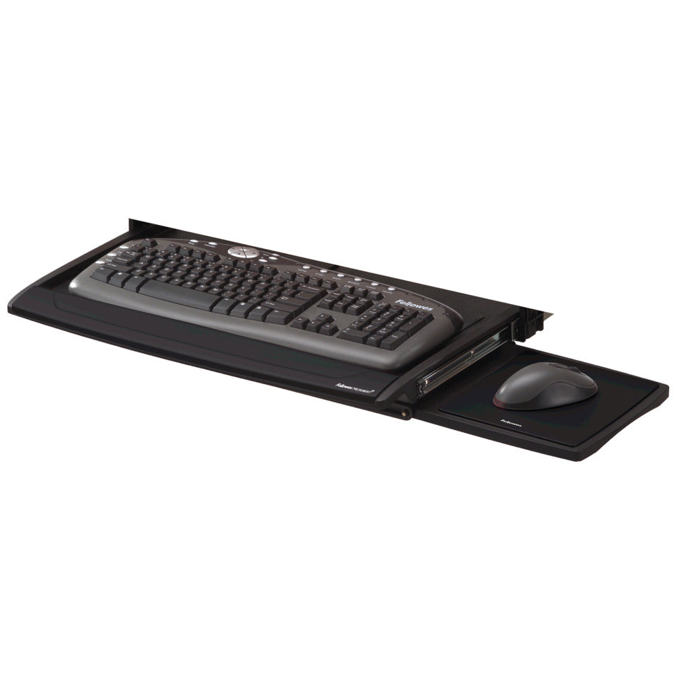 Tastaturschublade Deluxe Office Suites, 63,5 x 784,2 x 357,2 mm, schwarz FELLOWES 8031201