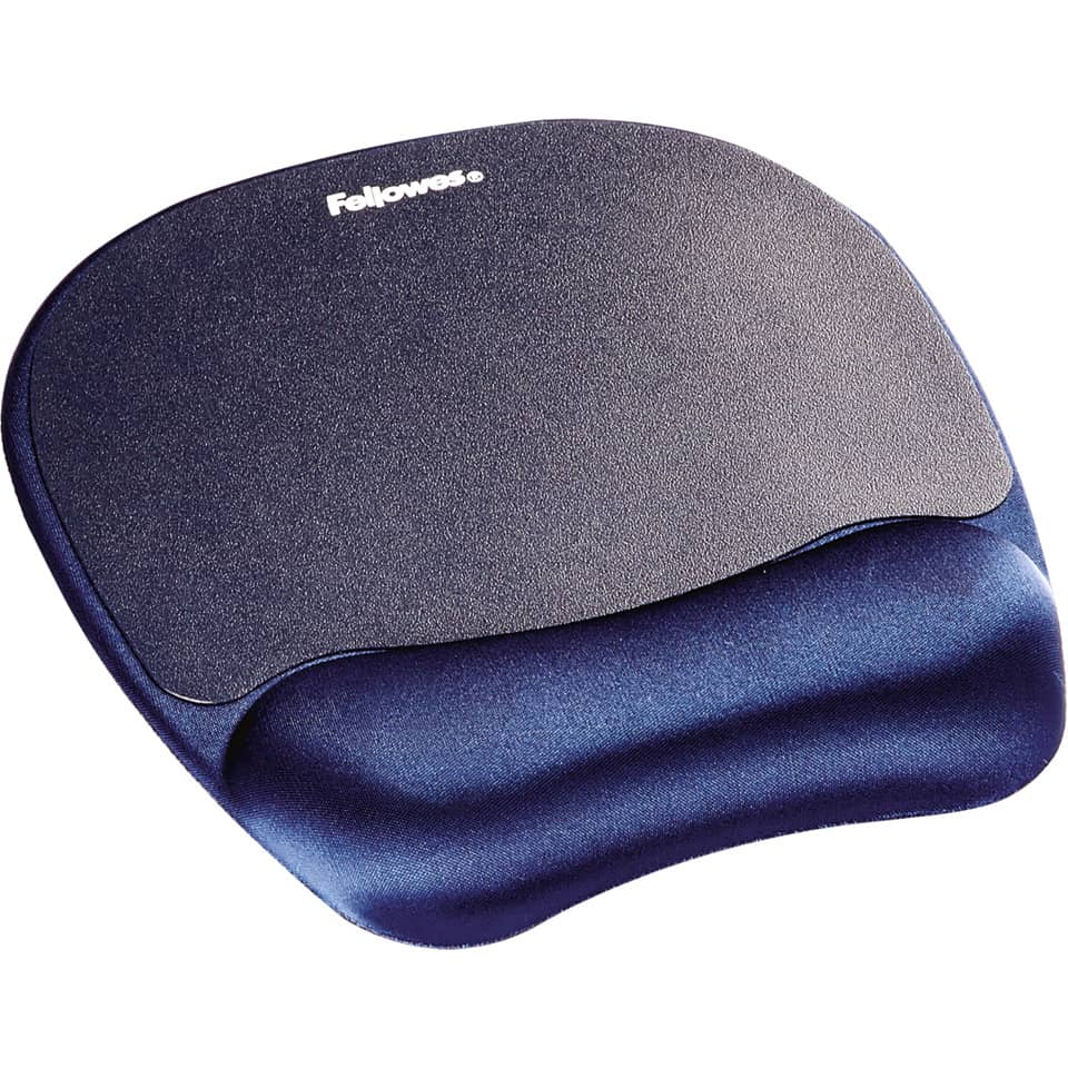 Handgelenkauflage Memory Foam, Textil, 196 x 230 x 20 mm, saphir FELLOWES 9172801