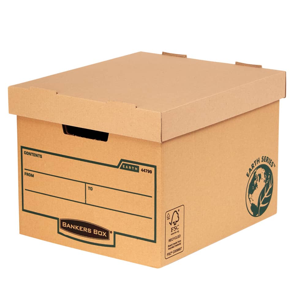 Archivbox Heavy Duty Bankers Box® Earth Series, 342 x 291 x 400 mm, braun BANKERS BOX 4479901 FELLOWES 4479901 Duty Box