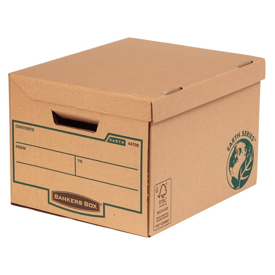 Klappdeckelbox Earth 10 Stück braun BANKERS BOX 4472205 FELLOWES 4472205