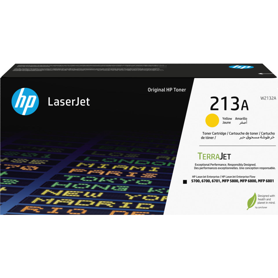 Lasertoner Nr.213A, 3.000 Seiten, yellow HP W2132A