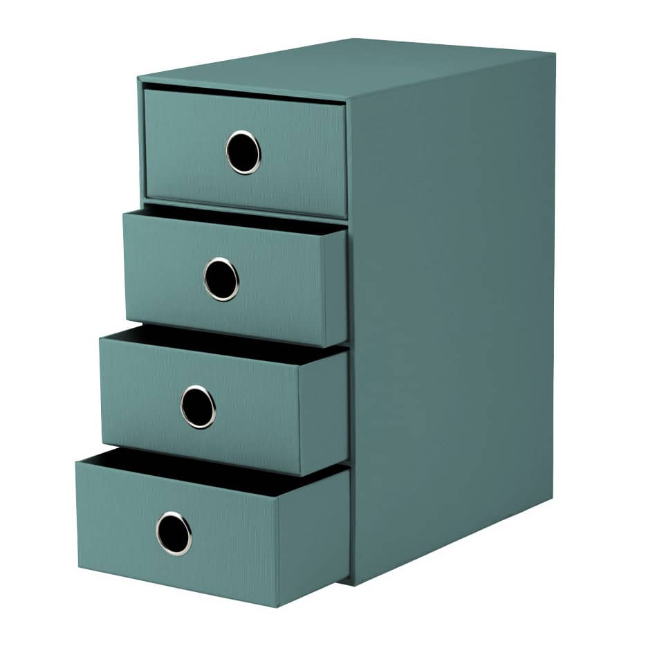 Schubladenbox Soho, A4, 4er, opal RÖSSLER 1524452384 RÖSSLER 1524452384 4er