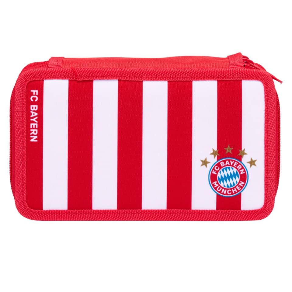 Federmäppchen, 20,5 x 12,9 cm, rot/weiß FC BAYERN 31949