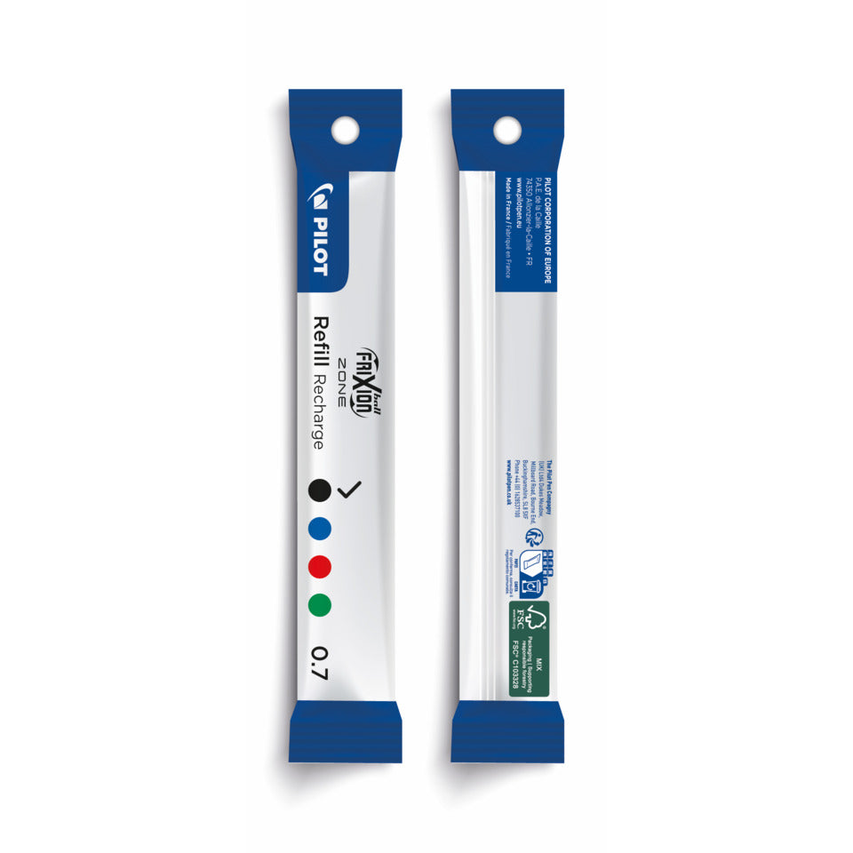 Tintenrollermine für FriXion Zone/Ball/Clicker, 0,4mm, schwarz PILOT BLS-FR7-Zone-B PILOT BLS-FR7-Zone-B 2273001