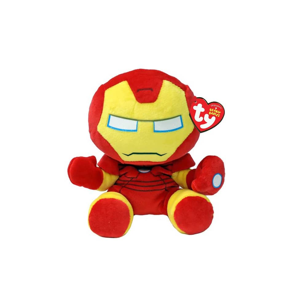 Plüschfigur Beanie Babies Marvel Iron Man TY 44005 TY 44005 Beanie Babies